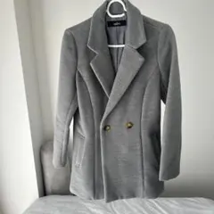 salire グレー ダブルブレストジャケット