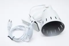 オーム電機 クリップライト E26 ホワイト 電球なし LTC-N126AW-W