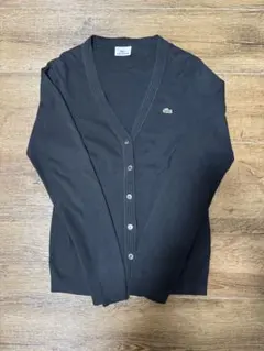 LACOSTE Ｖネックカーディガン　ブラック