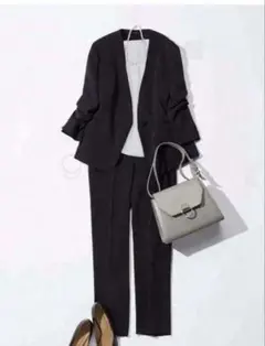 新品未使用　卒業　入学式　ブラックパンツスーツ セット