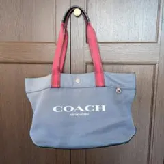 COACH トートバッグ ブルーグレーのサムネイル