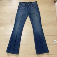 セブンフォーオールマンカインド ブーツカット デニム　25 セミフレア