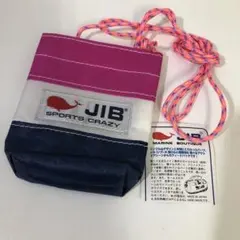 【5】JIB ジブ　バリットポシェット　ピンク　ネイビー　白のサムネイル