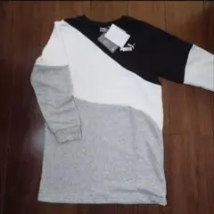 PUMA プーマ　トレーナー　150cm ブラック　ホワイト　男の子