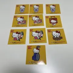 ハローキティ　ステッカー　10枚セット　ヤマト運輸　コラボ 50周年記念