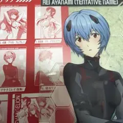 新世紀エヴァンゲリオン 綾波レイ クリアファイル
