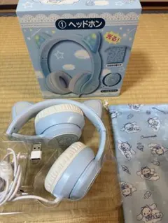 Cinnamoroll 猫耳ヘッドホン 本体&ぬいぐるみ - メルカリ
