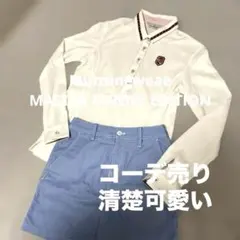 ゴルフ Munsingweae長袖ポロシャツ　マスターバニー　スカート　秋冬