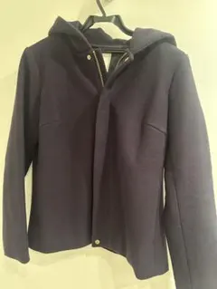 最終値下げ　ROPÉ PICNIC フード付きネイビーウールコート 36