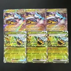 タケルライコex オーガポンみどりのめんex 各3枚