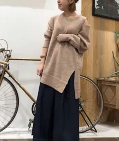 FREAK’S STORE スリットニットチュニック