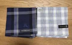 【未使用】Burberry バーバリー　ビサルノ　メンズハンカチ　2点セット