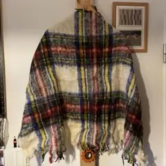 Glentana チェック柄ブランケット スコットランド製