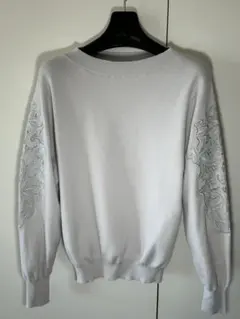 COUP DE CHANCE クードシャンス ニット プルオーバー 袖レース