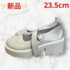 【厚底】ストラップシューズ エナメル調 地雷系 人気 韓国 ガーリー 靴