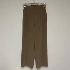 UNIQLO／ユニクロ タックワイドパンツ ベージュ サイズS