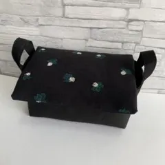 ミナペルホネン　フタつき　バスケット　ハンドメイド　light berry