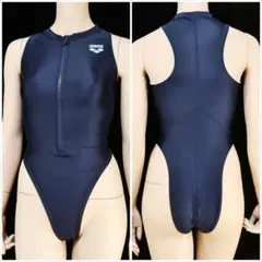 か*ー様 SE1-057☆ハイカット小尻競泳水着 XL 水色パイピング 前チャッ か*ー様 SE1-057☆ハイカット小尻競泳水着 XL 水色パイピング 前チャッ
