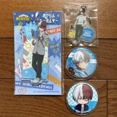 僕のヒーローアカデミア　ヒロアカ　轟焦凍　アクリルキーホルダー　缶バッジ　正月