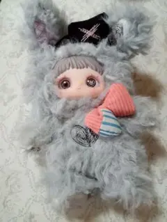 maymei メイメイ ぬいぐるみ マスコット グレー