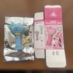 ディズニー　シークレットペンライトキーチェーン　ミニー　ブルー