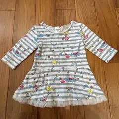 美品♡】モナリザ ドナルド柄 ワンピース 12M - メルカリ