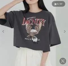 イーグル ヴィンテージ グラフィック ショート Tシャツ レディースのサムネイル