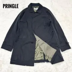 PRINGLE ステンカラーコート　ブラック　サイズ40 メンズ