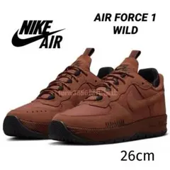 ナイキ 26cm エアフォース ワイルド 靴 スニーカー 天然皮革