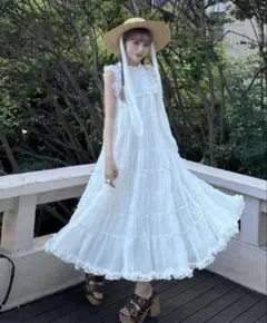 きてい子様専用】Treat Sheer frill tiered dress - メルカリ