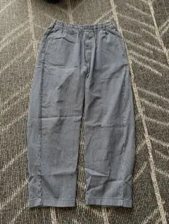 ストレッチ ワイドパンツ