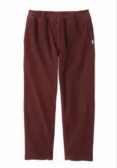 暖かい 裏フリース コーデュロイパンツ