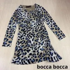 bacca bocca 長袖 ミニワンピース レオパード柄　スペイン　ドレス