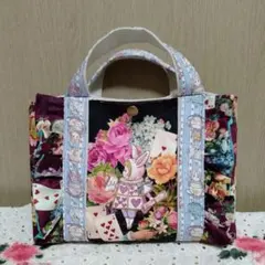 巾着トートバッグ ハンドメイド ジョリーフルール メゾンドクチュール
