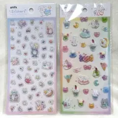 セリア キラキラアニマル シートシール カプセルシール amifa