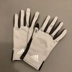 adidas ベーシックフィット グローブ グレー 手袋　L ！TS様ご専用！