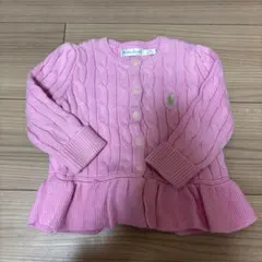 Ralph Lauren ピンク カーディガン 12M８０センチ
