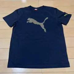 Puma ブラックロゴTシャツ　Lサイズ
