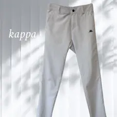 Kappa GOLF パンツ ホワイト ロゴ刺繍　ゴルフウェア　白　レディース