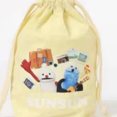 【新品】パペットスンスン ノンノン 巾着 ポーチ グローバルワーク