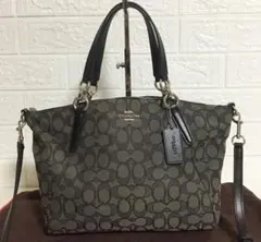 no30682 -G コーチ F27582 シグネチャー 2way バッグ