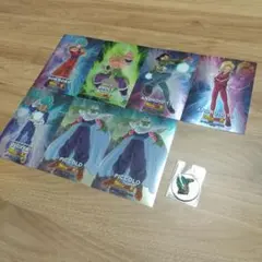ドラゴンボール超メタリックシート7枚まとめ売り