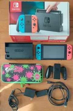 Nintendo Switch 本体　スプラトゥーンケース付き
