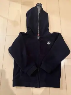 90cmPETIT BATEAU フード付きパーカー 36m