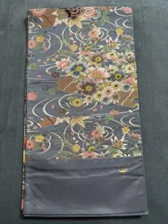 HH5-1 ☆逸品☆琳派三寿奏 ☆丸帯☆ プラチナ本金箔 ☆全通 ☆正絹