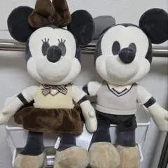 【新品タグ付】デココレ 制服ベストBIGぬいぐるみ【ミッキー&ミニー2体セット】