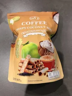Kaew Crispy Coconut Roll Coffee 80gのサムネイル
