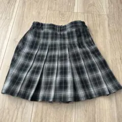 UNIQLO ブラックチェック　キュロット　130