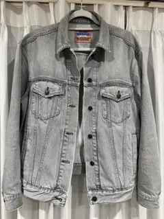 Acne Studios Blå Konst グレー デニムジャケットのサムネイル