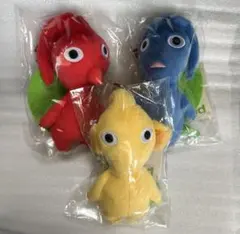 ピクミン　ぬいぐるみマスコット3種